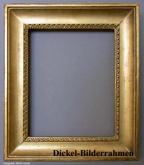 Klassizistischer Rahmen vergoldet mit Hohlkehle